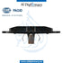 Rear BRAKE Pad, 8DB 355 020-111 for Mini Cooper Mini Countryman R60 (2011-2016) models